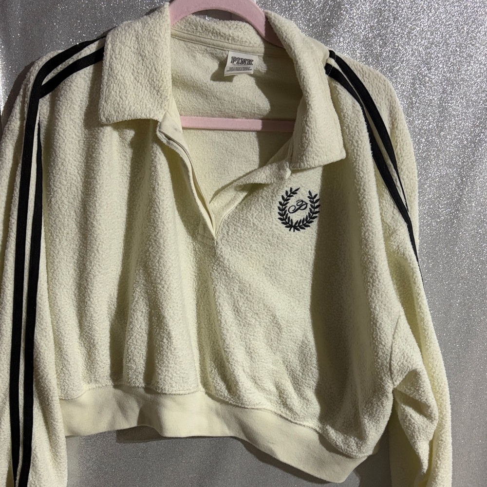PINK Victoria's Secret Cream Pullover Sweater